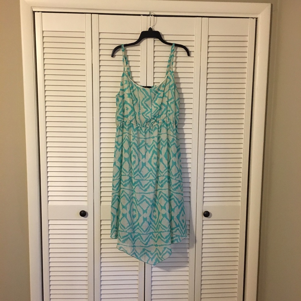 Tribal print midi dress