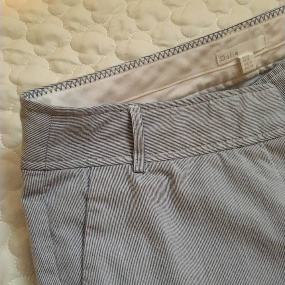 SALE! Blue and white pinstripe ankle pants