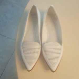 ALDO White Flats Size 8