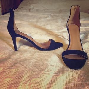 Charlotte Russe Black Suede heels