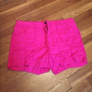 Apt 9 Bright Pink Shorts