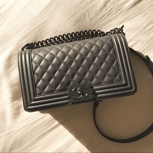 ‼️SOLD‼️ CHANEL old medium so black boy