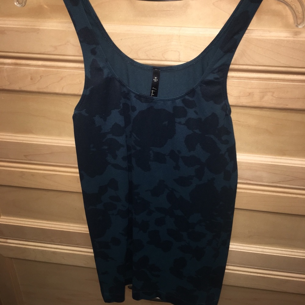 floral spandex tank