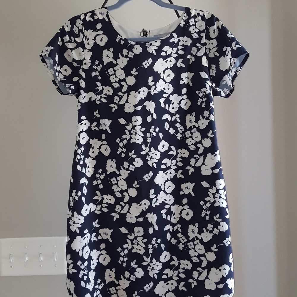 Dark Blue Above Knee dress