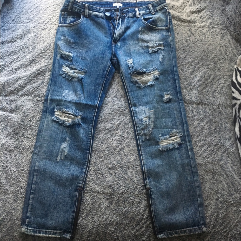 Ripped Denim Jeans