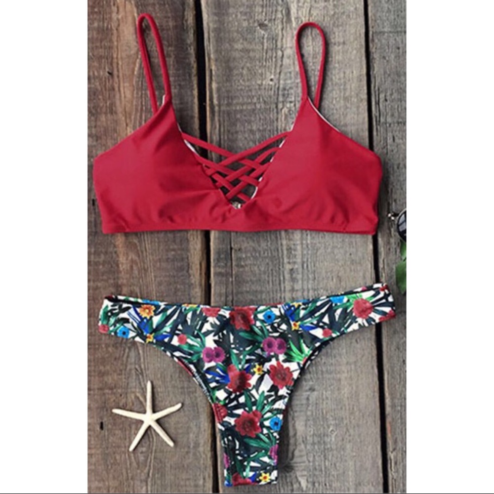 Strappy Bathing Suit