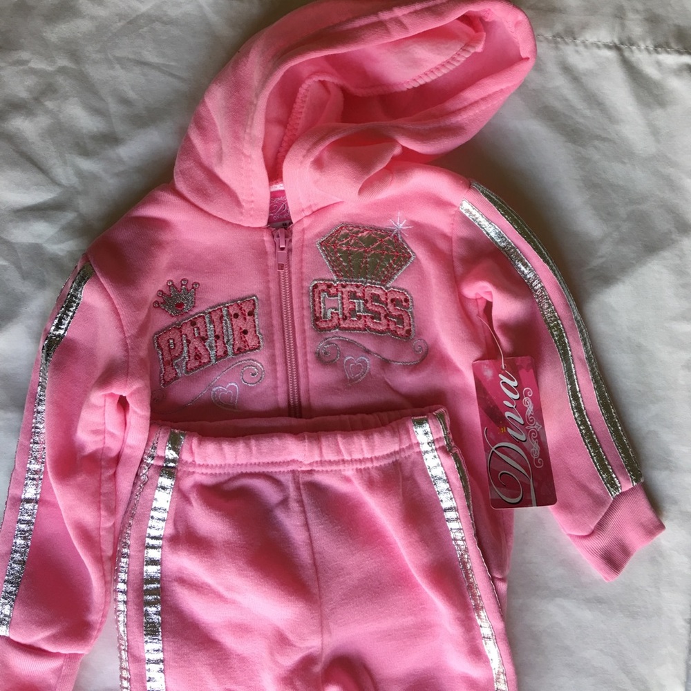 12 months Diva princess tracksuit