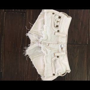True religion joey cut off shorts size 24