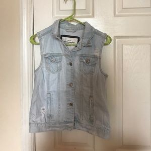 Abercrombie and Fitch denim vest