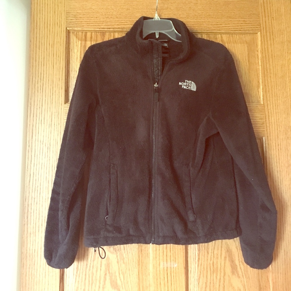 Black Fuzzy North Face