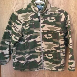 Columbia boys fleece zip up
