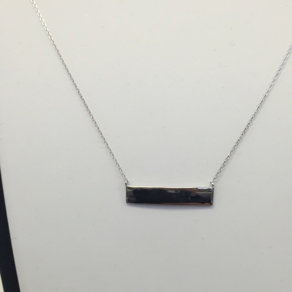 Sterling silver 925 bar necklace - Picture 4 of 6