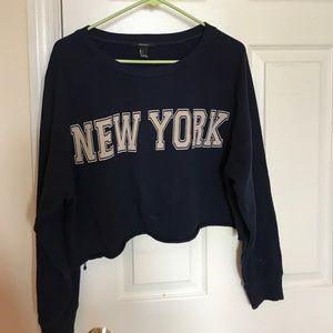 Forever 21 crop sweater