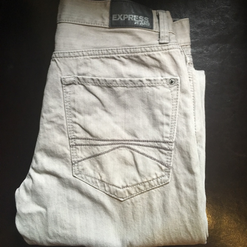 Express grey jeans