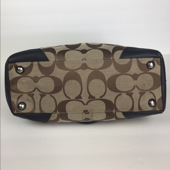 Coach Authentic Signature C Brown Handbag - Picture 5 of 8