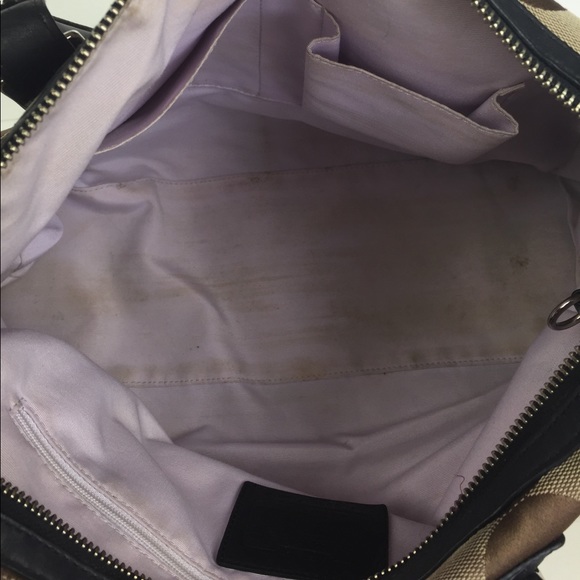 Coach Authentic Signature C Brown Handbag - Picture 7 of 8