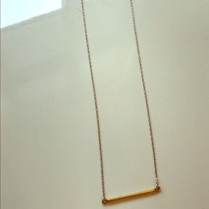 Gold Bar Necklace