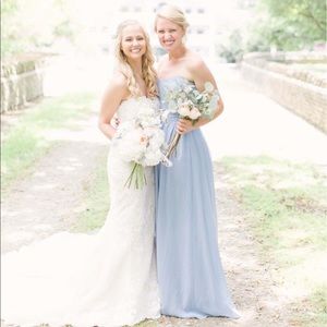 Sky Blue Bridesmaids Dress