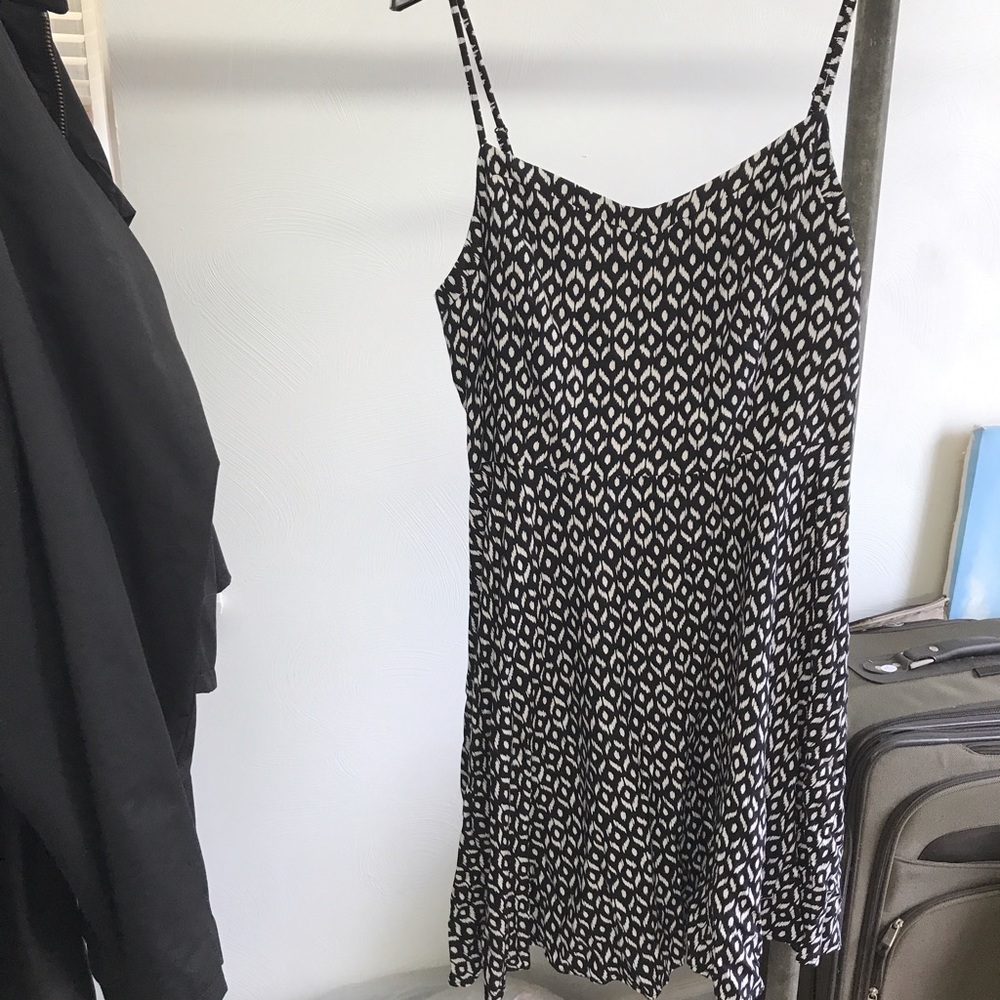 Black and white sun dress