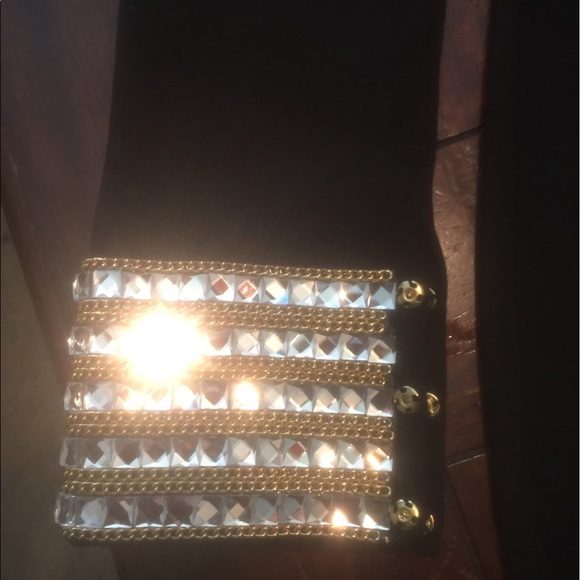 WORN ONCE!! Black bodycon dress (M) - Picture 2 of 4