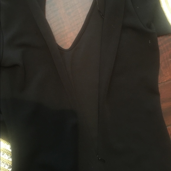 WORN ONCE!! Black bodycon dress (M) - Picture 3 of 4