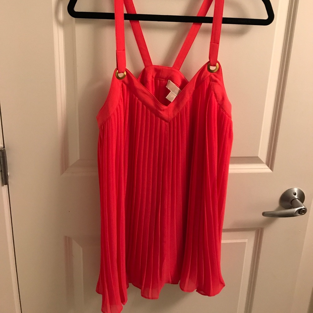 Summer top- Michael Kors- sangria color- M