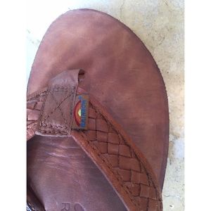Leather Rainbow Sandals. Great Condition!