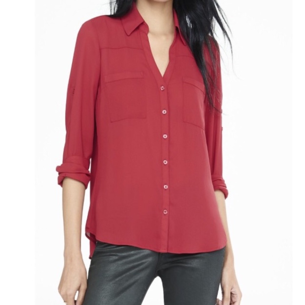 Express Convertible Sleeve Portofino Shirt