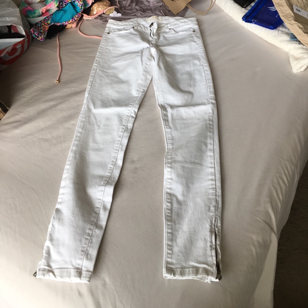 Zara White Jeans