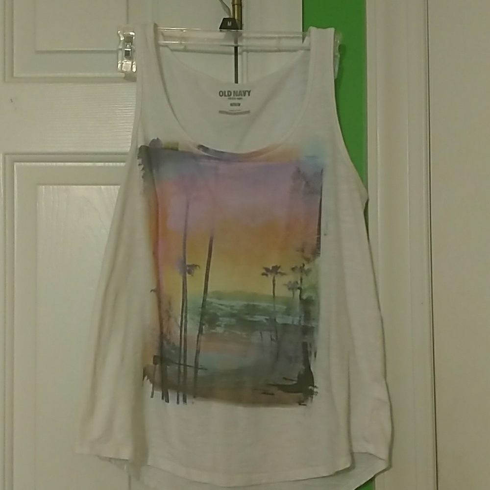 SOLD Beach shirt sleeveless