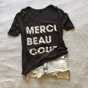 Truly Madly Deeply merci oversized tshirt dress