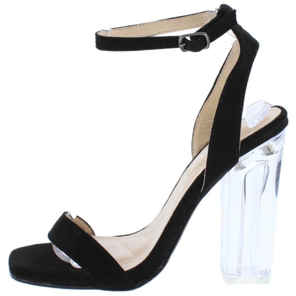 "Lori" Heels. clear heels - Picture 3 of 6