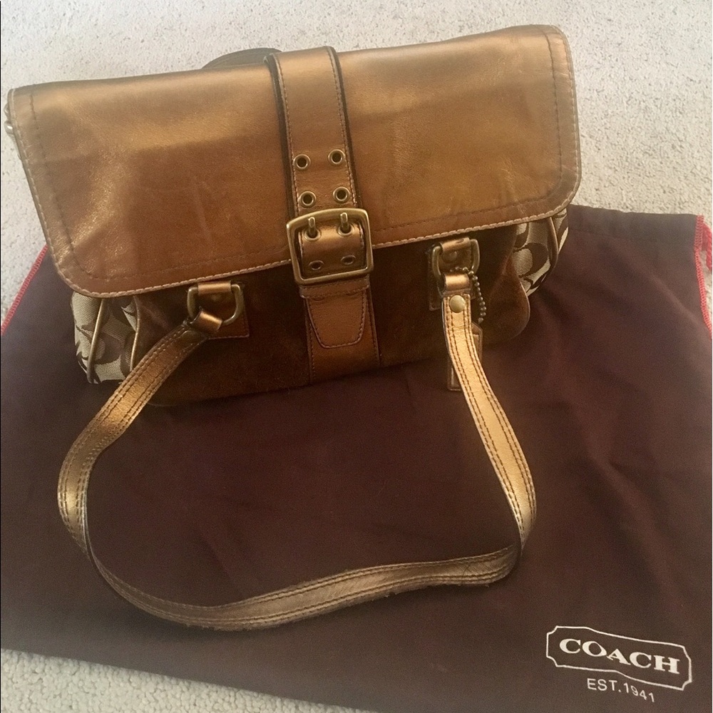 COACH Signature Collection Shoulder Bag