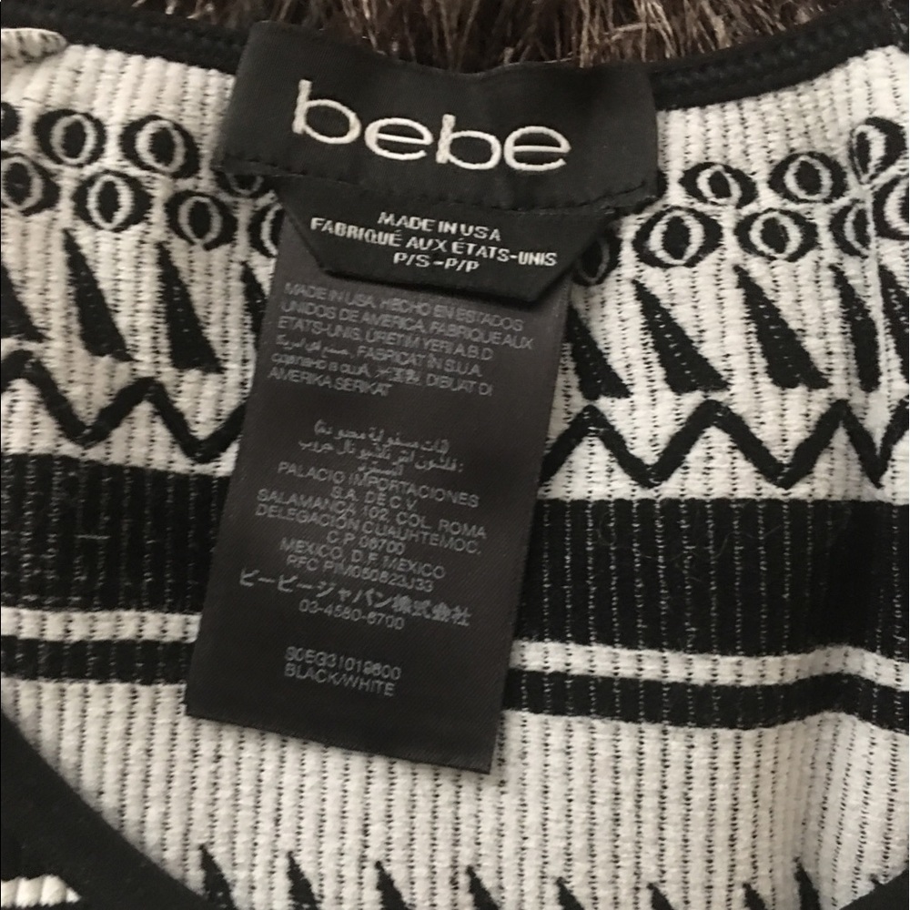 Bebe mini dress! New without tags.