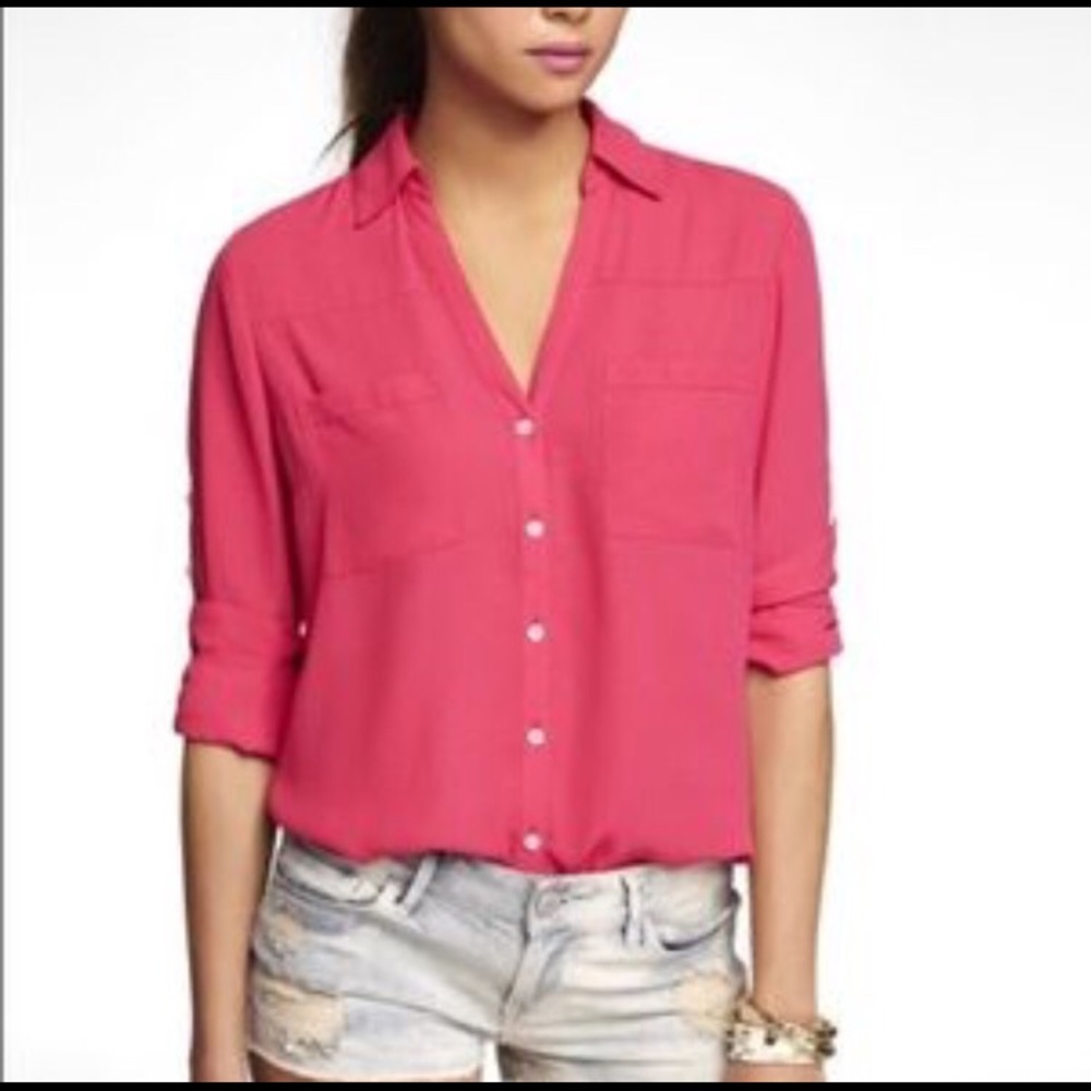 Express Convertible Sleeve Portofino Shirt