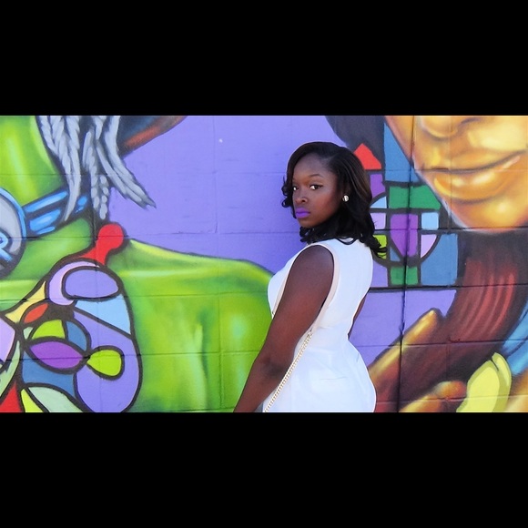 WORN ONCE!! White Romper - Picture 1 of 5