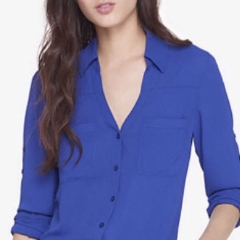 Express Slim Fit Convertible Sleeve Portofino