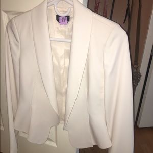White blazer