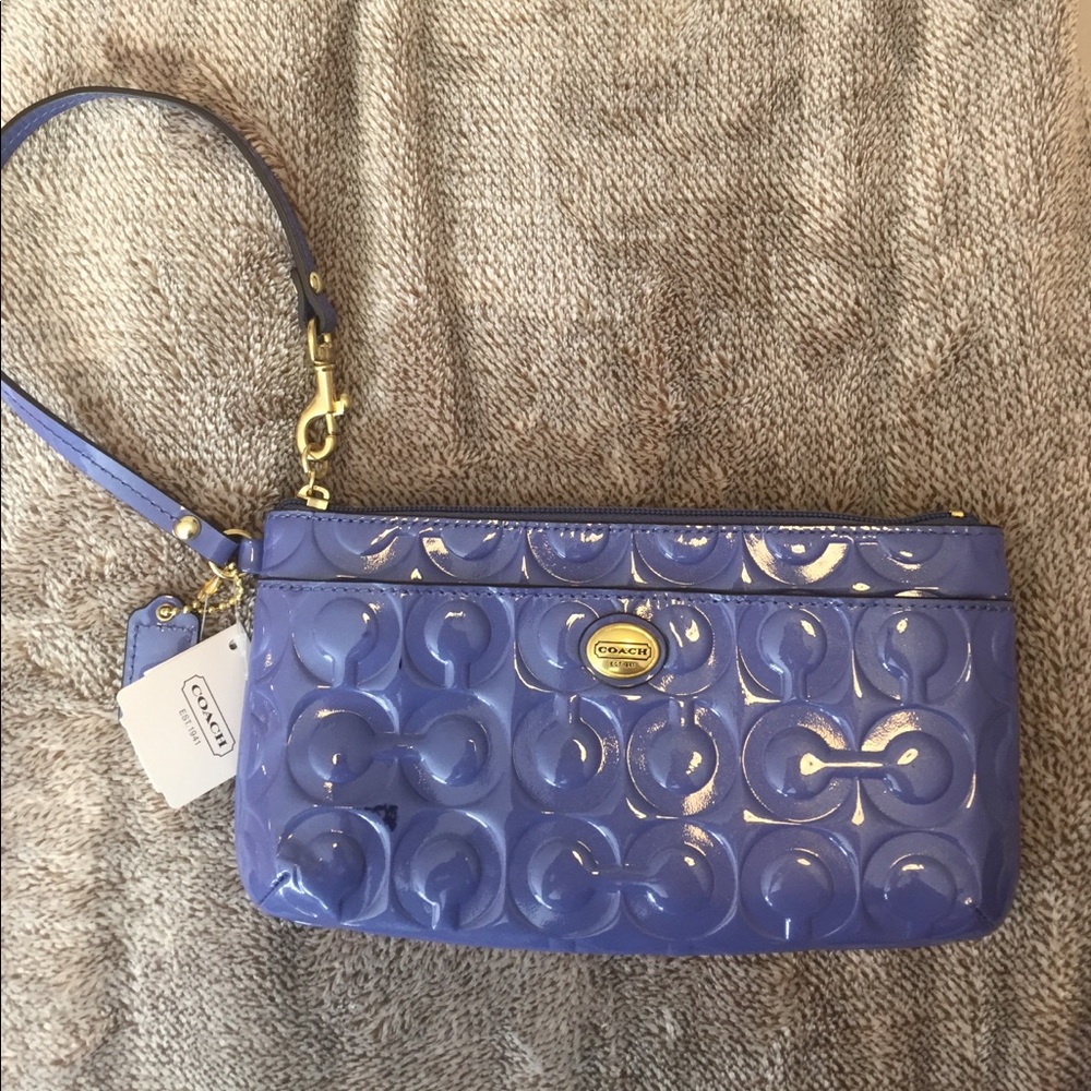Porcelain Blue Coach Handbag
