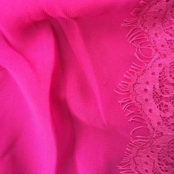 Doe & Rae Pink Lace Detail Dress - Picture 4 of 7