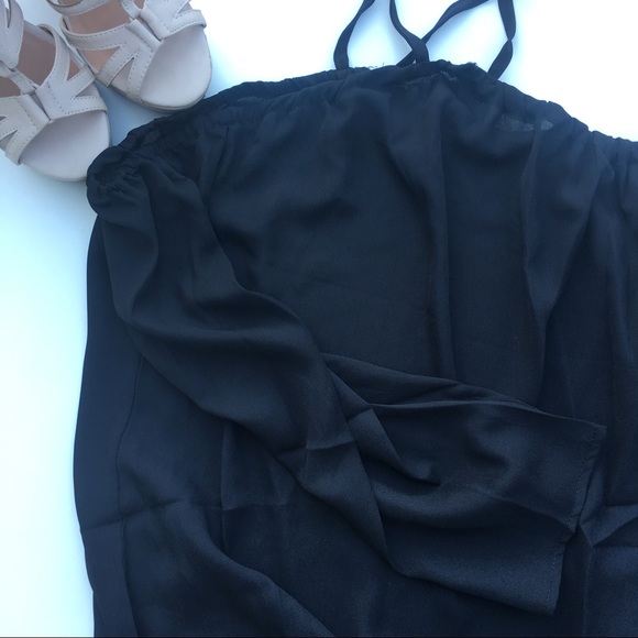 ❗️Final sale❗️Cold Shoulder Top!-Black - Picture 3 of 7