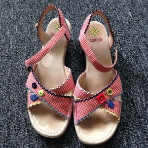 Camper picnic sandals