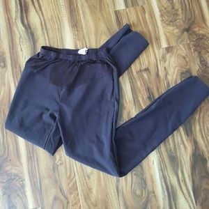 Brown slacks pants QT Maternity medium