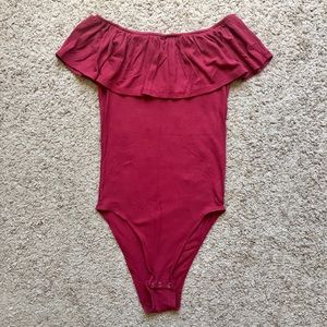 A&F Off-the-Shoulder Bodysuit