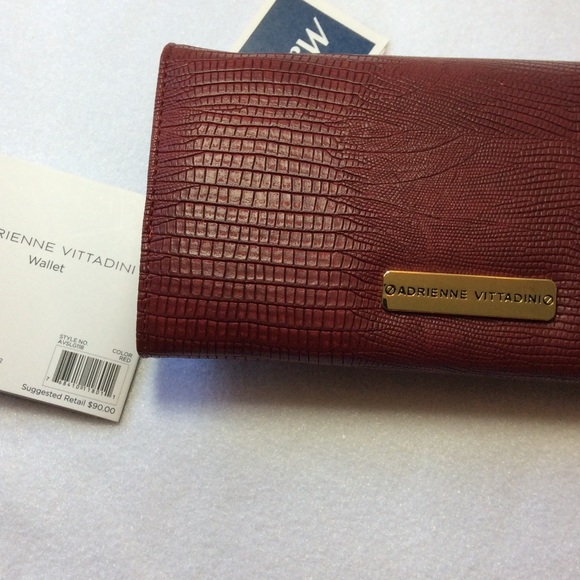 FINAL SALE PRICE $90 Adrienne Vittadini Bow Collection Wallet - Picture 4 of 4