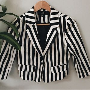 Striped pinstripe style Blazer