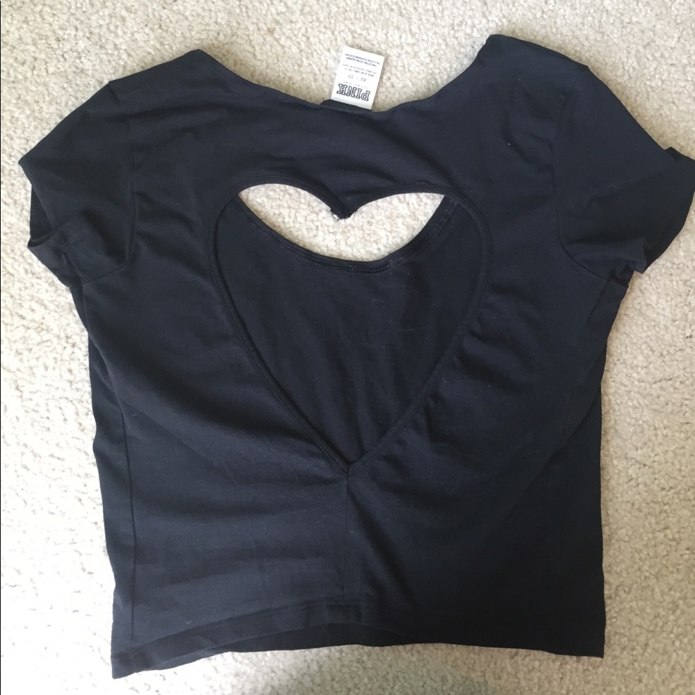Heart back Crop top