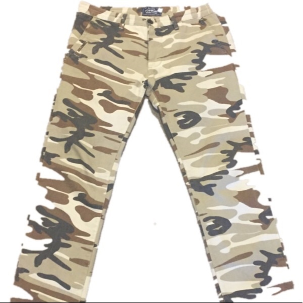 Topshop/Topman Camo Skinny Chinos 30R