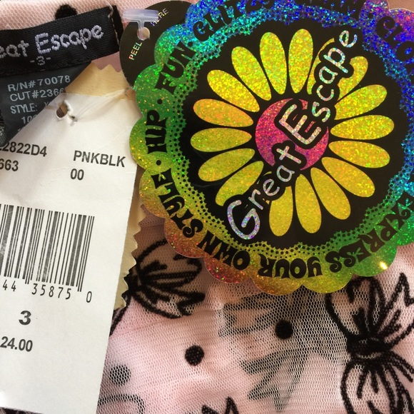 Great Escape pink skirt with bows. NWT - Picture 3 of 4