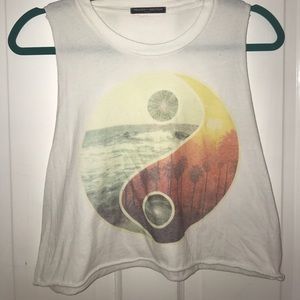 Brandy Melville Ying & Yang Tank